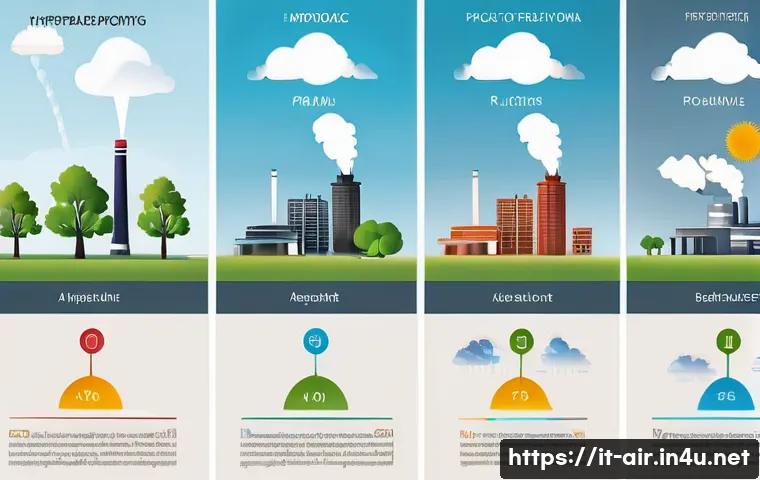 대기환경기사 필기시험 예상문제 풀이 - A detailed educational infographic illustrating the main types of air pollutants, including PM10, PM