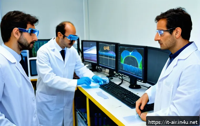 대기환경기사 1년 학습 플랜 - A detailed scientific laboratory scene focused on atmospheric chemistry research in Italy, featuring...